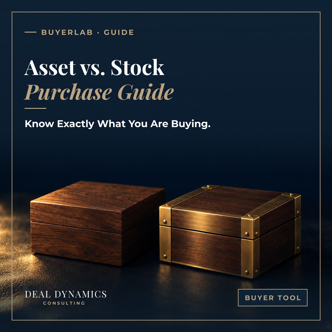 Asset vs. Stock Purchase Guide by Deal Dynamics Consulting