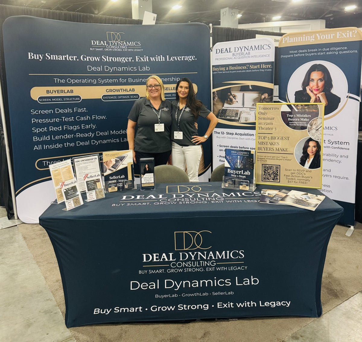 Deal Dynamics booth at a business show