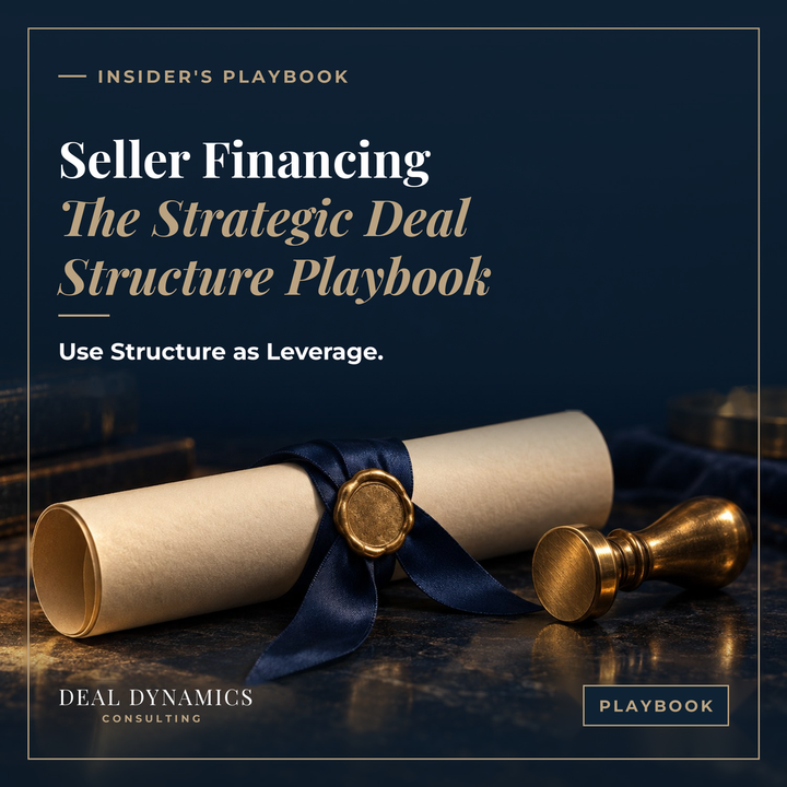 The Seller Financing Playbook: How Seller Financing Really Works, for Buyers and Sellers.